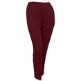 thumbnail image 1 of Silverts Women Two Pocket Plus Size Pant, 40, Burgundy, 1 of 2