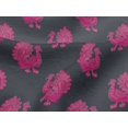 thumbnail image 4 of oneOone Viscose Jersey Fabric Peacock Block Decor Fabric Printed BTY 60 Inch Wide, 4 of 5