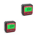 thumbnail image 1 of Shengyu 1/2/3 Level Box Protractor 490° Levels Gauge Bevel Gauges with Magnetic Base Electronic Angle Protractors Measuring Tools Red/Type 1 2PCS, 1 of 6