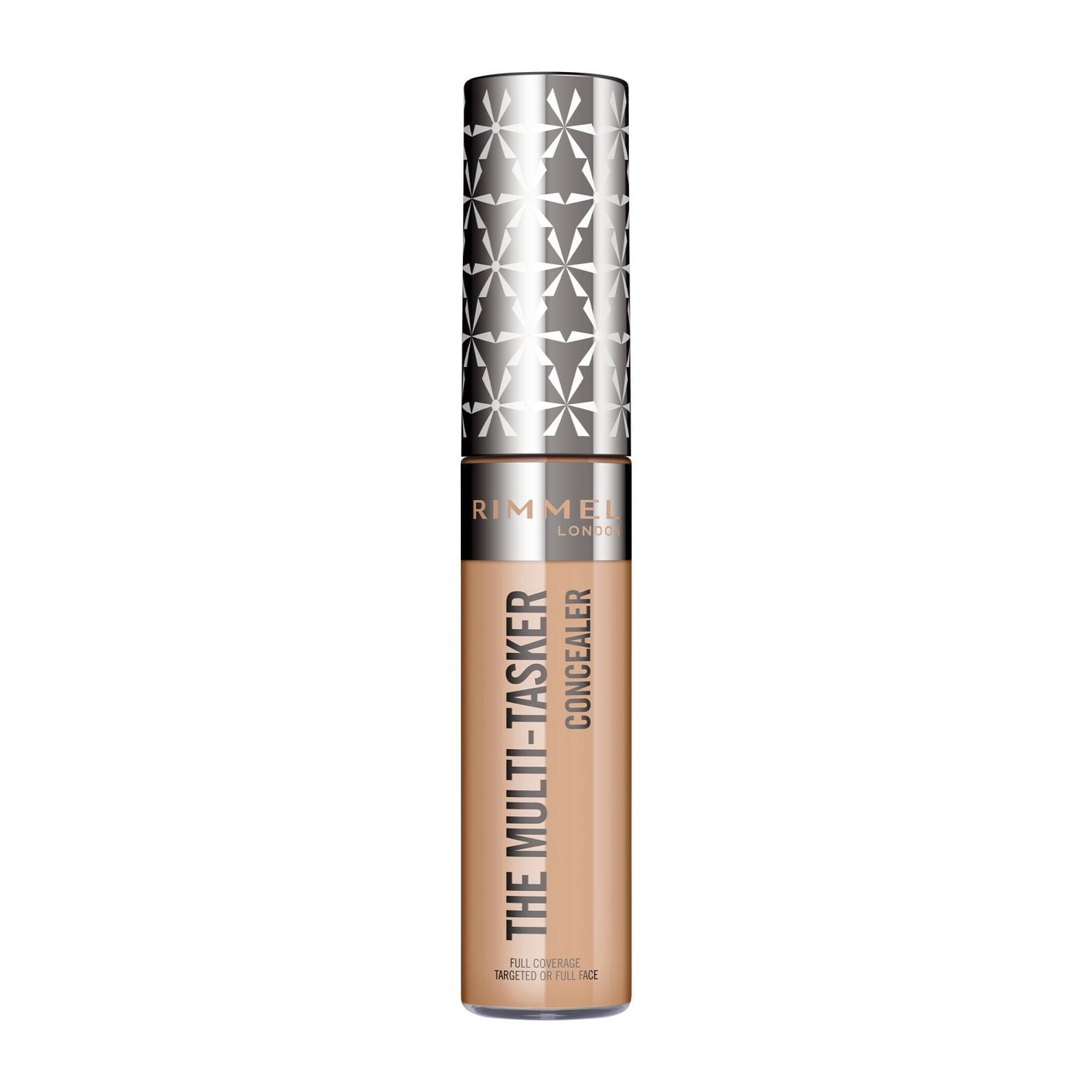 Rimmel Multi-Tasker Concealer, large soft wand, blendable formula, full coverage, crease-proof, transfer-proof & waterproof, 100% Cruelty-Free