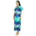 thumbnail image 2 of Bimba Femme Longue Robe de Nuit Bohème en Coton Kaftan Maxi, 2 of 5