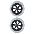 thumbnail image 2 of Milaget 2 Pcs Roues de Rollator Accessoires de Fauteuil Roulant 12 Pouces Pneus Pleins Antidérapants Gris, 2 of 9