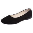 thumbnail image 1 of Femmes Filles Unies Grande Taille à Enfiler Plates Peu Profondes Confort Décontractées Chaussures Simples, 1 of 9
