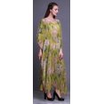 thumbnail image 3 of Bimba Kaftan Floral pour Femmes, Tenue d'Intérieur de Vacances, Robe Maxi, Couvre-Maillot de Plage - 4X-5X, 3 of 5