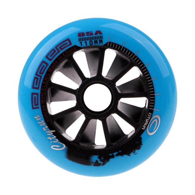 thinsony Roues de Patinage de Vitesse Extérieur Intérieur Roues de Patin en Ligne Outil 110mm Bleu
