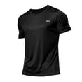 thumbnail image 1 of Men's Short Sleeve T-Shirt Quick Dry Rash Guard Athletic Running Swim Top Tee Performance Water Shirts, 1 of 7