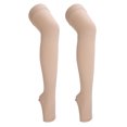 thumbnail image 3 of Women Thigh Socks, High Compression Soft Fabric Thigh Socks Open Toe Light  For Home For People L, 3 of 8