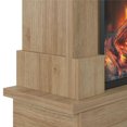 thumbnail image 2 of Ameriwood Home Ellsworth Fireplace with Mantel, Natural, 2 of 9