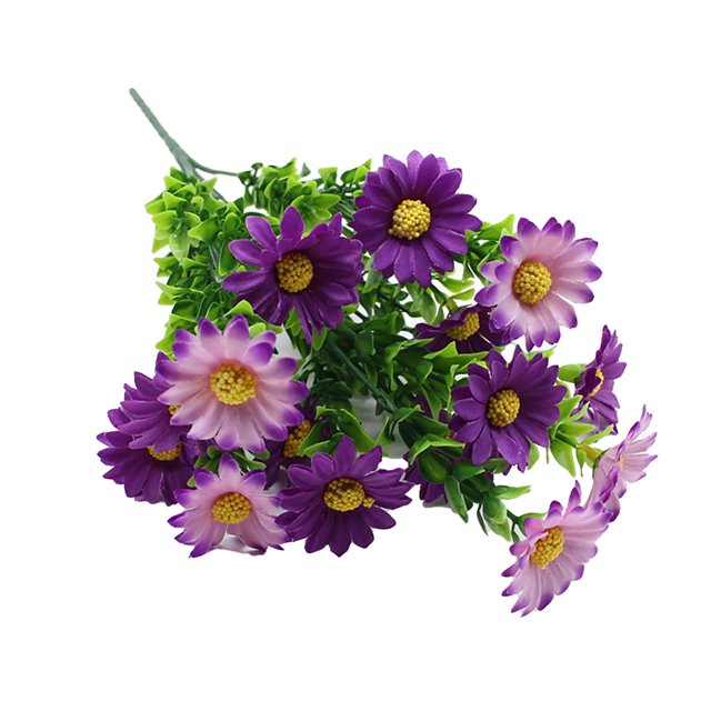 Artificial Flower Purple 1Pc Purple Plastic (1X Artificial Flower)
