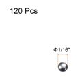 thumbnail image 2 of Unique Bargains Billes de Précision Diamètre 1/16 Pieds Acier Inoxydable 440C G25 pour Roulements Lot de 120, 2 of 7