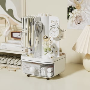 Organisateur de bureau Étudiant mignon papeterie Plateau Pencil Cup Modern Bureau Pencils Cup Trendy Étude Accessoire de table