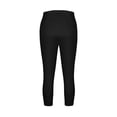 thumbnail image 2 of HAiming Pantalon Capri de Yoga pour Femmes avec Poches Grande Taille Décontracté Taille Haute Extensible Entraînement Course Leggings, 2 of 8