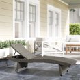 thumbnail image 2 of Outsunny Chaise Longue de Patio Pliable avec Dossier Réglable à 5 Niveaux, Gris, 2 of 10