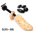 thumbnail image 2 of 1x Men Women Wooden Adjustable 2-Way Professional Shoe Stretcher Shaper Tree Material, 2 of 10