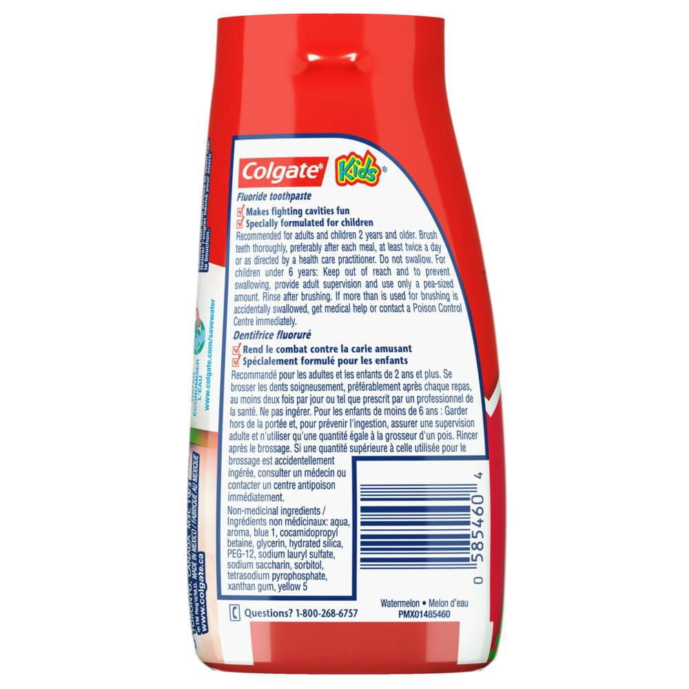 Colgate Liquid Gel 2-in-1 Kids Watermelon Toothpaste And Mouthwash 100ml
