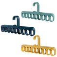 thumbnail image 1 of ZheElen 3PCS Clothes Hangers Nine Holes Multifunctional Space Saving Cascading Hanger Drying Racks Closet Wardrobe Laundry Underwear, 1 of 6