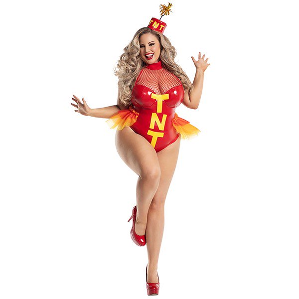 Déguisement Dynamite Aguichant pour Femme Grande Taille