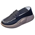 thumbnail image 2 of stanreset Chaussures Décontractées pour Femmes Confortables à Enfiler Souples sur Plateforme pour Marche Intérieure Extérieure Noir 40, 2 of 9