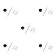 thumbnail image 3 of Ruiboury Lightweight Hood Lock For Car Modification Security Sleek Affordable black DP17-25 5Set, 3 of 6