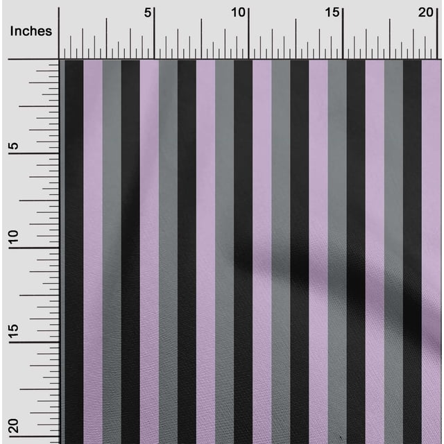 oneOone Polyester Lycra Light Purple Fabric Stripes Sewing Craft Projects Fabric Prints By Yard 56 Inch Wide-YSX