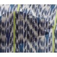 thumbnail image 4 of oneOone Viscose Chiffon Fabric Stripe & Chevron Ikat Print Fabric BTY 42 Inch Wide, 4 of 4