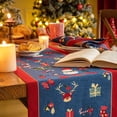 thumbnail image 4 of Christmas Table Runner, Winter Christmas Decorations Table Runners 72 Inches Long, Mas Decor Indoor Outdoor Farmhouse Home Kitchen Dining Party Decor Christmas Runner, 4 of 6