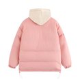 thumbnail image 3 of Styesk Jackets for Men Zipper Up Warm Jackets Outdoor Plus Size Work Coats Hooded Color Block Puffer Jacket Casual Comfy Wind Breaker Jackets with Pockets, 3 of 8