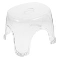 thumbnail image 3 of MOVTOTOP Hemoton Transparent 1 Set Anti Slip Shower Foot Stool Plastic Bathroom Stool Shower Chair Reusable Bath Seat for Bathing, 3 of 8