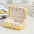 thumbnail image 2 of Double Layer Jewelry Storage Box Organizer Durable High Quality PU Leather Storage Box for Travel and Business Trips, 2 of 3