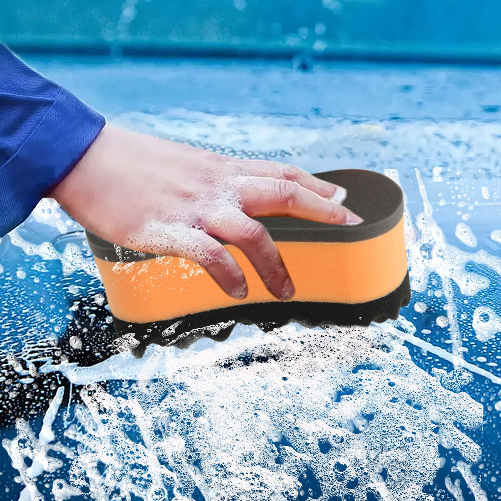 Chmadoxn Car Washing Sponge High-density And Strong Water Absorbing Sponge Car Wiping Tool Cleaning Sponge