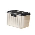 thumbnail image 3 of GROWTH TANK Lockable Storage Container Bin Lidded Storage Container Stackable Document Organizer Case for Living Room School Dorm Kitchen 36.2x28.5x25.7cm, 3 of 9