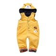 thumbnail image 1 of KIDSCOOL SPACE Baby Denim Overall,Hooded Little Kid Jean Jumper,Blue,2-3 Years, 1 of 2