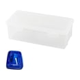 thumbnail image 2 of Meitianfacai Extra Large Capacity Plastic Pencil Box Stackable Translucent Clear Pencil Box Office Supplies Storage And The Pencil Sharpener, 2 of 9