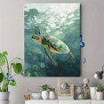 thumbnail image 4 of Sea Turtle Ocean Canvas Wall Art 15.75x11.81 Inches, 4 of 8