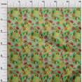 thumbnail image 3 of oneOone Cotton Silk Green Fabric Tropical Sewing Craft Projects Fabric Prints By Yard 42 Inch Wide, 3 of 5