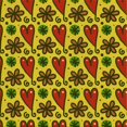 thumbnail image 1 of Ahgly Company Tapis d'Intérieur Lavable en Machine Carré Transitionnel Rouge Brun, 5 Pieds Carré, 1 of 7