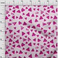 thumbnail image 3 of oneOone Rayon Fuschia Pink Fabric Geometric Sewing Craft Projects Fabric Prints By Yard 56 Inch Wide, 3 of 4