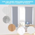 thumbnail image 4 of ZipGlo Tension Rods 30 to 64 Inches Tension Shower Rod 2pcs, Tension Curtain Rods Adjustable Curtain Rod Silver Tension Rod Spring Loaded Curtain Rods for Window, 4 of 7