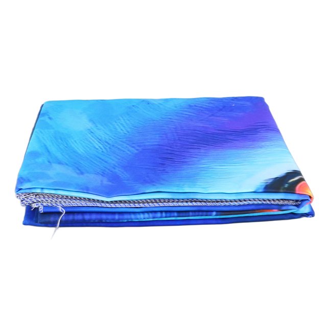Vibrant Blacklight Wall Tapestry, Fluorescent Planet Pattern, Reactive Hanging Tapestry For Wall Decor