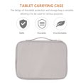 thumbnail image 3 of Raindrops Tablet Bag Grey Polyester Lightweight Protective Case for Tablet Travel Use, 3 of 6