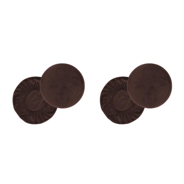 stanreset 1/2/3 2X Stool Cover Bar Supplies Dustproof Handily Install Party Accessories Multipurpose Exquisite Extendable Gear Brown L 2PCS