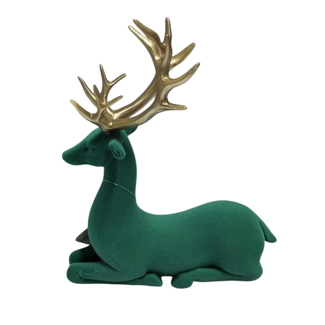 Holiday Time 8 Inch Flocked Reindeer Decor