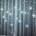 thumbnail image 1 of Staron 13ft Christmas Lights, LED Snowflake String Lights Party Wedding Holiday Indoor Outdoor Christmas Tree Decorations, 1 of 2