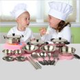 thumbnail image 2 of Dvkptbk 20Pcs Stainless Steel Pots Pans Cookware Miniature Toy Pretend Play Gift For Kid, 2 of 7
