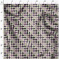 thumbnail image 3 of Soimoi Crepe Silk Fabric Argyle Check Decor Fabric Printed Yard 42 Inch Wide, 3 of 5