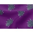 thumbnail image 4 of oneOone Viscose Jersey Fabric Leaves Block Fabric Prints By Yard 60 Inch Wide, 4 of 5