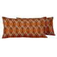 thumbnail image 1 of VargottamIndoor/OutdoorPolyester FabricLumbarPillowCover With Insert,All-Weather Waterproof Rectangular Cushion for Patio Furniture,12" x 20"Set of 2 -Block-34, 1 of 6