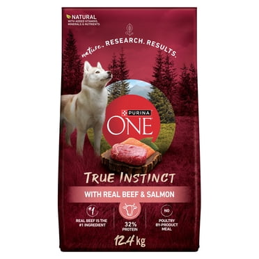 Purina ONE True Instinct Beef & Salmon, Dry Dog Food 12.4kg