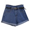 thumbnail image 2 of Shorts en Jean pour Femmes Shorts Taille Haute pour Femmes Shorts en Jean Bleus pour Femmes Shorts Taille Haute Taille Haute pour Femmes Shorts en Jean Extensibles Taille Haute pour Femmes Shorts Taille Haute pour Femmes, 2 of 10