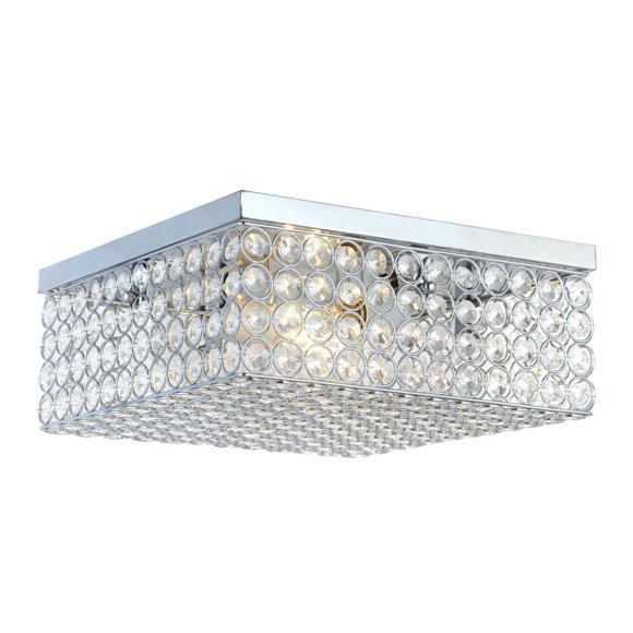 Elegant Designs 12" Élipse Carré Encastré